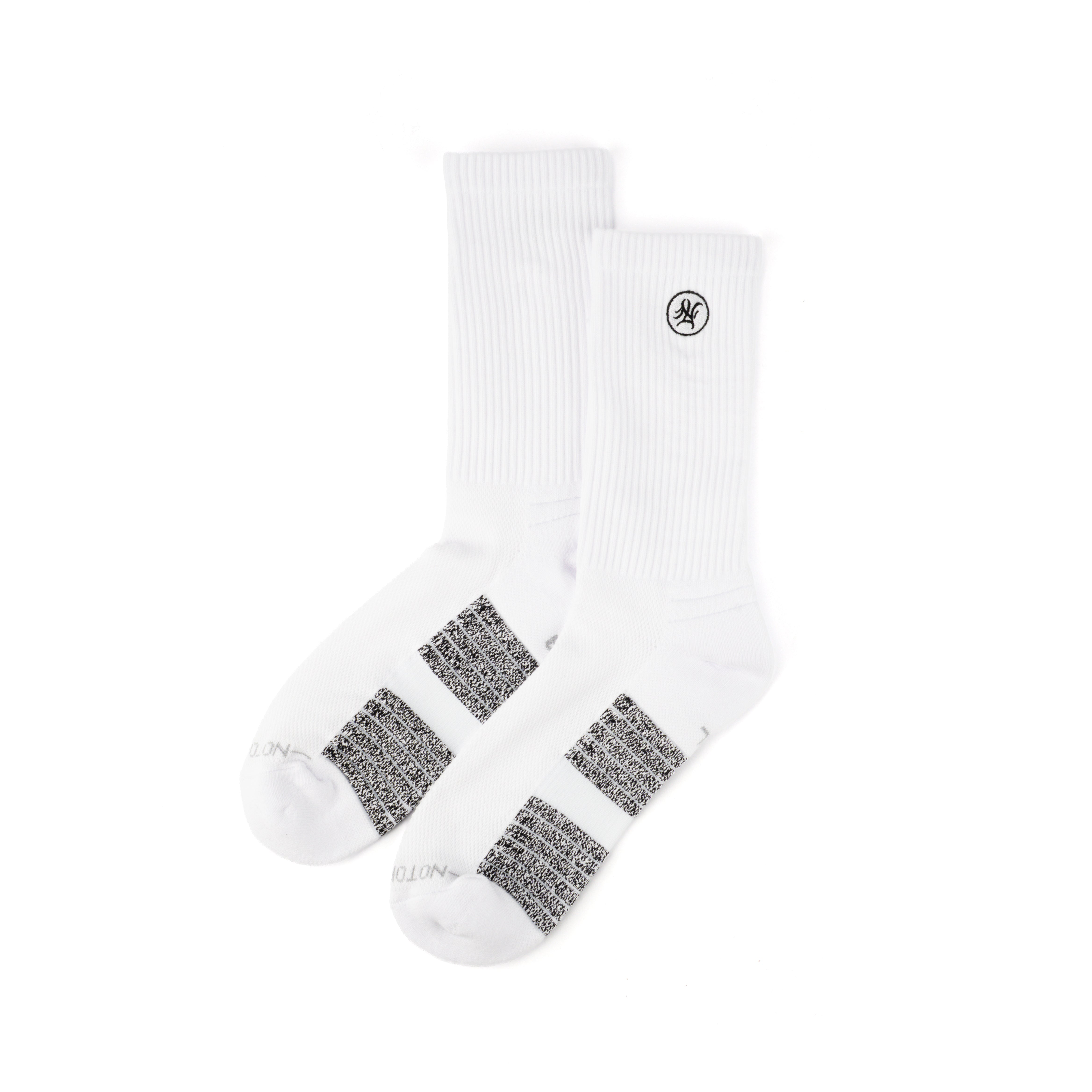 Two pairs of white Performance Crew Socks