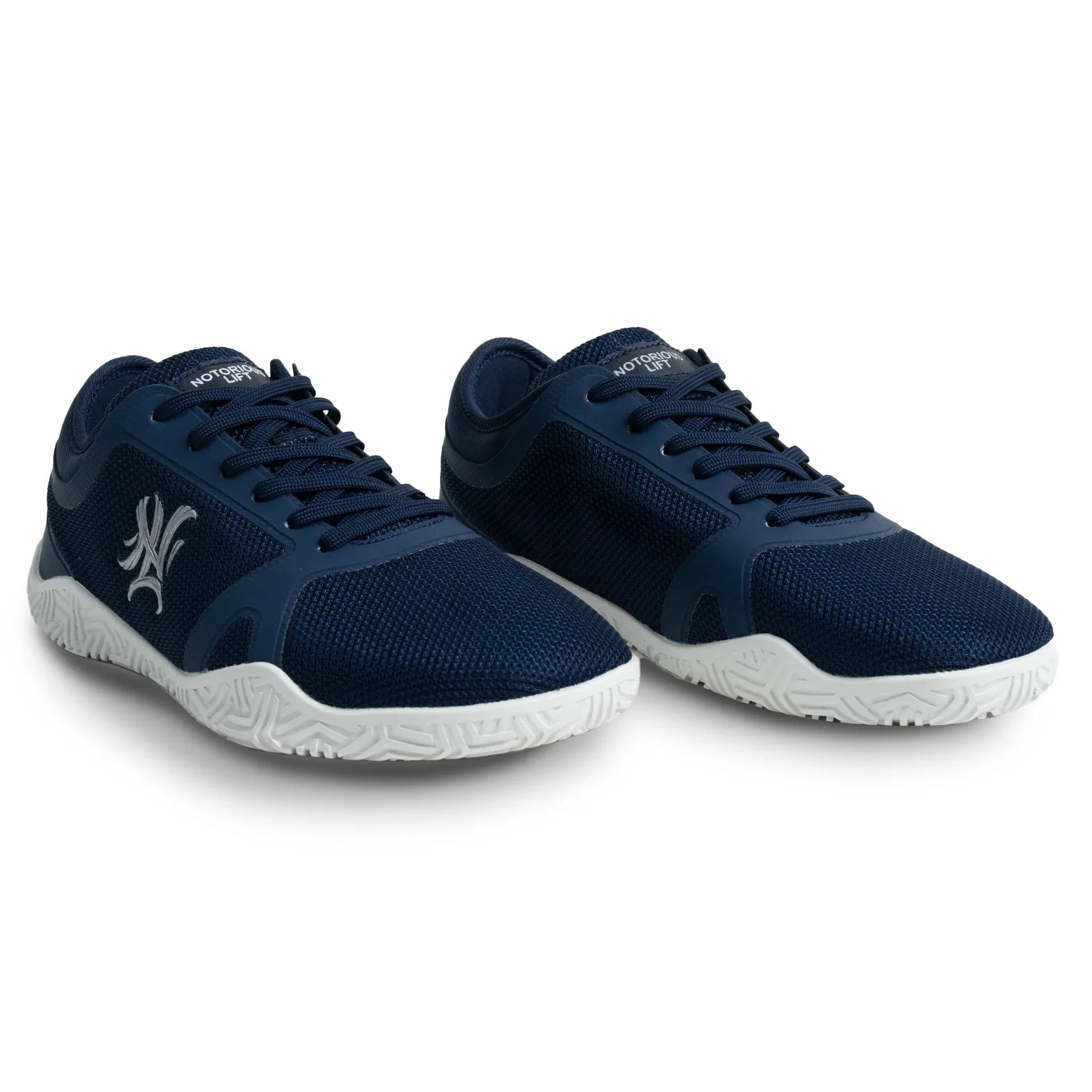 Radix Pro Ocean Phantom front angle view - wide toe box barefoot powerlifting shoe by Notorious Lift