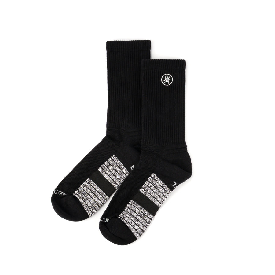 Two pairs of black Performance Crew Socks