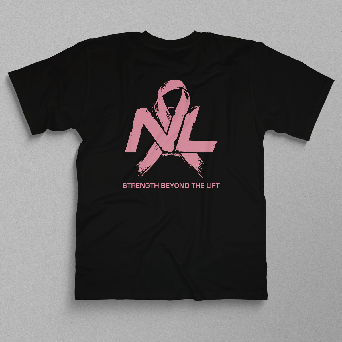 Cancer Awareness Tee, Breast Cancer Awareness, back view