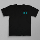 Cancer Awareness Tee, Ovarian Cancer Awareness, front view